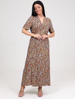 514 ПЛАТЬЕ-ХАЛАТ (Светло-серый) - А-дина фото 2