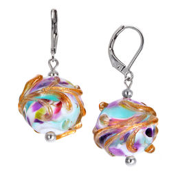 Серьги из муранского стекла