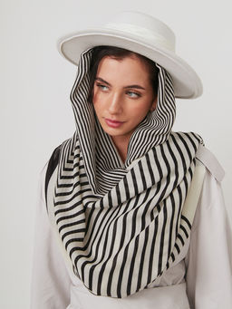 Большой, мягкий, тонкий и очень нежный двусторонний палантин - Tantino фото 8