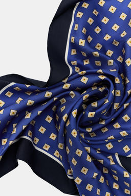 100% SILK POLKA DOT PRINT SCARF - Zara фото 6