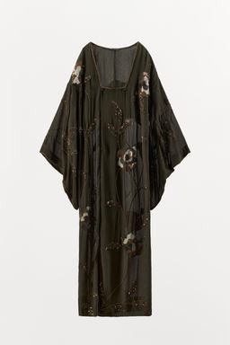 LIMITED EDITION JACQUARD EMBROIDERED BEADED DRESS - Zara фото 5