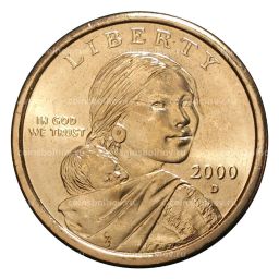 1 доллар 2000 года Сакагавея Парящий Орёл D