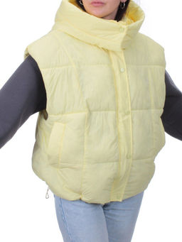 24001 YELLOW Жилет утепленный женский (100 гр. холоффайбер) - Fashion фото 2
