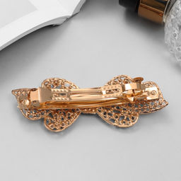 Заколка - автомат для волос «Элси», бант, 9.5 см