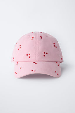 GORRA CORAZONES FLOCK / Rosa - Zara фото 4