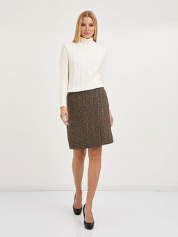 юбка с узором гусиная лапка - Glenfield фото 7