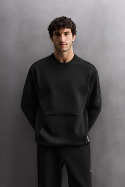 TECHNICAL CREW NECK SWEATSHIRT - Zara фото 2