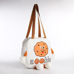 Сумка молодёжная на молнии, цвет белый - Simaland фото 3