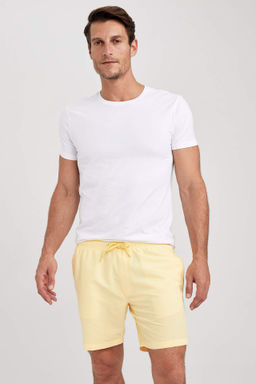 Regular Fit File Astarl? Diz Ustu Deniz Sortu - Defacto фото 5