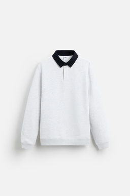 CONTRAST COLLAR POLO SHIRT - Zara фото 30