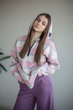 Толстовка клетка ОВЕРСАЙЗ - Knitka wear фото 2
