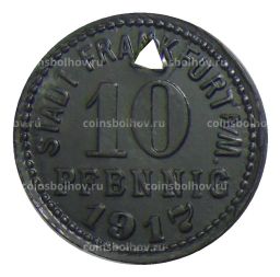 10 пфеннигов 1917 года Германия  Нотгельд Франкфурт на Майне