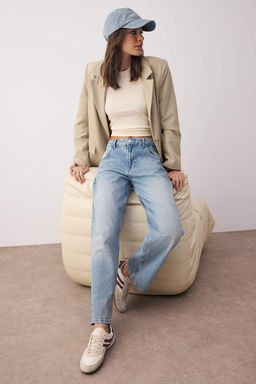 Mavi Yuksek Bel Baggy Jeans TWOAW26JE00129