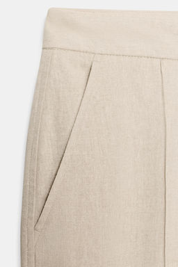 PANTAL?N SAFARI CON LINO / Beige claro - Zara фото 9