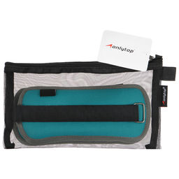 Утяжелители неопреновые ONLYTOP, 2 шт. × 0.25 кг, цвет мятный