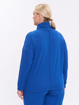 Водолазка со швами наружу ZVD45075BLU08 - Артесса фото 7