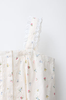 TOP SCHIFFLY PUNTILLA / Crudo - Zara фото 4