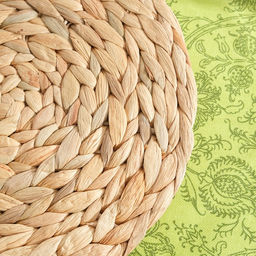 Салфетка сервировочная для стола D 30 х 1 см., водный гиацинт - Simaland фото 3