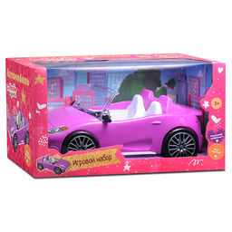 Машина для куклы "Кабриолет" в коробке