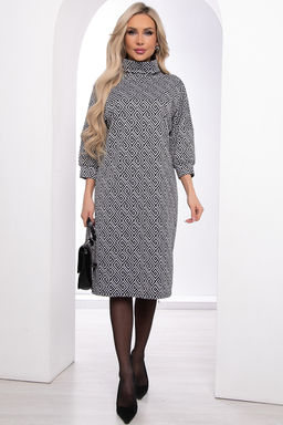 Платье Эльвира (черно-белое) П11066 - Lt collection фото 7