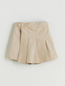 Basic Gabardin K?z ?ocuk ?ort Etek