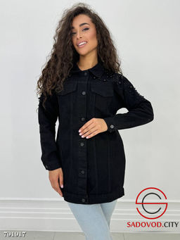 Джинсовка с жемчугом женская - Bruno фото 8