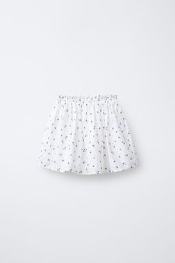 FLORAL EMBROIDERED BERMUDA SKORT - Zara фото 2