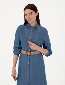 Mavi Comfort Fit Jean Elbise - Pierre cardin фото 2