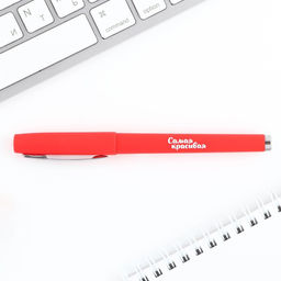 Цена за 2 шт. Ручка шариковая, синяя паста, 0.7 мм, корпус пластик 8 марта: Яркой весны