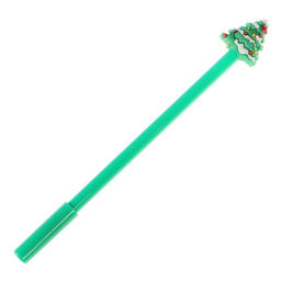 Цена за 48 шт. Ручка-прикол Calligrata Новый год, синий стержень, гелевая, подарочная, МИКС