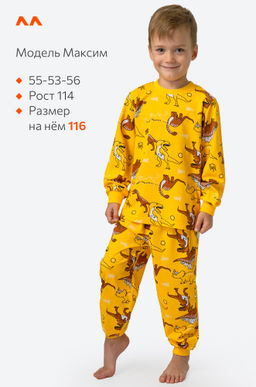 Хлопковая пижама для мальчика Happyfox