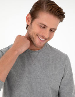 Gri Melanj Regular Fit Sweatshirt - Pierre cardin фото 2