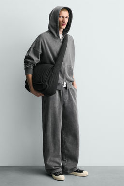 QUILTED NYLON SHOULDER BAG - Zara фото 7