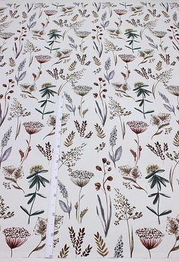 Перкаль Сентябрь - крупные веточки, (комп), ш.2.2м, хлопок-100%,115гр/м.кв - Купава фото 2