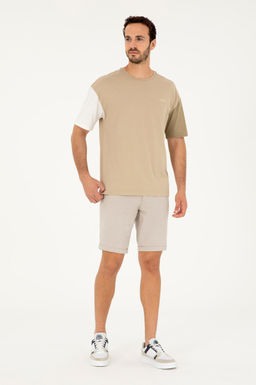 Мужская футболка светло-хаки Неожиданная скидка в корзине - U.s. polo assn фото 4