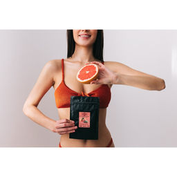 Скраб кофейный для тела «Грейпфрут» с морской солью 100 г Добропаровъ