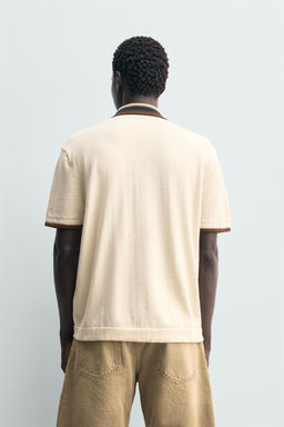 CONTRAST KNIT SHIRT - Zara фото 3