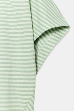 CAMISETA OVERSIZED RAYAS / Verdes - Zara фото 6
