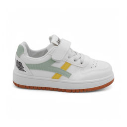 Подростковые кроссовки А638-2 бело зеленые - Sport фото 2