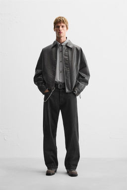 LEATHER EFFECT JACKET