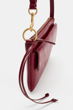 BOLSO DE HOMBRO SOLAPA / Rojo - Zara фото 7