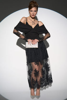 Платье Мэдж (чёрный) - Эльза фото 6