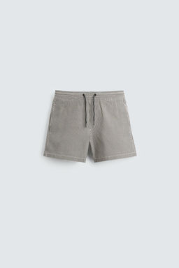 MEDIUM SEERSUCKER SWIMMING TRUNKS - Zara фото 7