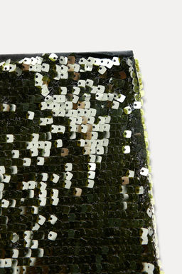 SEQUINNED MIDI SKIRT - Zara фото 7