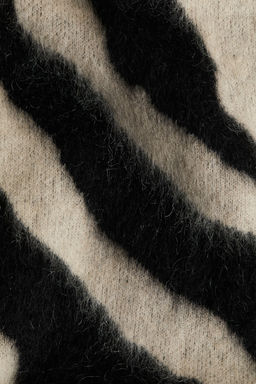 Falda en punto jacquard de mezcla de mohair - H&m фото 7