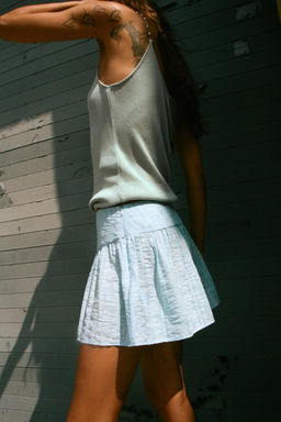 BERMUDA ESTAMPADA VUELO / Azul / Blanco - Zara фото 3