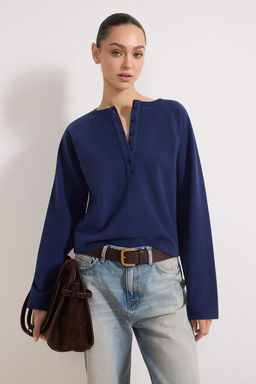 Lacivert Orme Bluz TWOAW26BZ00252