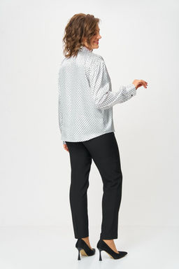 Блуза Svetlana Style 2173 белый+горох