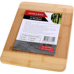 30664 Доска разделочная 28х21,5 см Бамбук MB (х12) - Mayer&boch фото 4