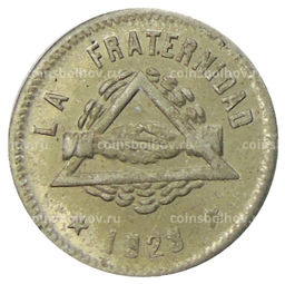 Монета 25 сентимо 1923 года Испания  Барселона